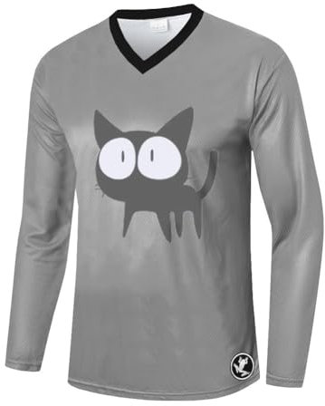 UGLY FROG MTB Jersey Herren Langarm Motocross Jersey Radfahren Jersey Männer Mountainbike Shirt Atmungsaktiv Schnell Dry Downhill BMX Off-Road