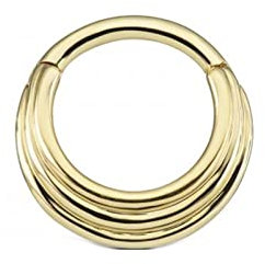 Epinki Nasenring Piercing, Piercing Stud Elegant 925 Sterling Silber, Lippen Ohr Nasen Piercingschmuck für Damen, 1Pcs, Gold