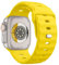 MoKo Ocean Correa para Apple Watch Ultra2 49mm 46mm 45mm 44mm 42mm para Hombres y Mujeres,Silicona Pulsera Deportiva Correa para iWatch Serie 10 9 8 7 6 5 4 3 SE Ultra2,Amarillo