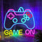 DWOOKE Gaming-Neonschild, Game On-Neonschild für Spielzimmerdekoration, USB-betriebene LED-Gamecontroller-Neonlichter für Teenager-Jungen-Schlafzimmerdekoration, Gamer-Wanddekoration, beste Gamer-Ges