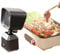 Portable Extractor Fan, Mini Desktop Range Hood, 2 Speed Exhaust Fan Portable Kitchen Exhaust Fan, Detachable Filter, Large Oil Collection Cup Kitchen Vent for BBQ Cooking Hot Pot