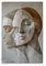 A.S. Création Leinwandbild Gesichter Formen Modern - Wandbild in Beige, Grau - 40 x 60 cm - DD133137