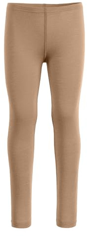 menique Kinder 100% Merinowolle Thermo-Leggings, 160gsm Skiunterhose | warme atmungsaktive Funktionswäsche für Jungen und Mädchen, weich und temperaturregulierend, für Winter Skifahren und Outdoor