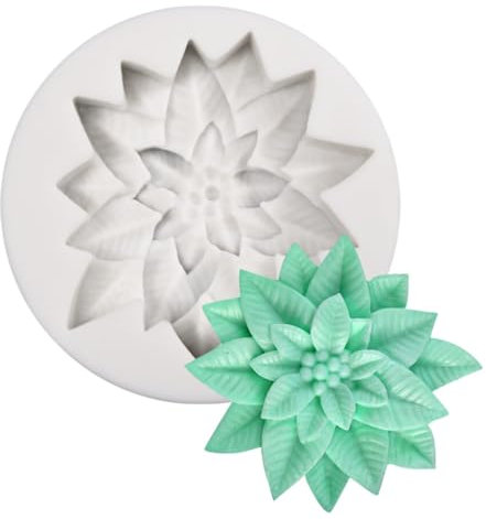 KAHDGSS Stampo per biscotti in silicone a tema natalizio, morbido e flessibile, per varie occasioni