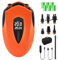Pompe à air électrique 20 PSI haute pression - Pompe à air SUP électrique - 12 000 mAh - Batterie rechargeable - Avec lumière LED - 12 V CC - Pour bateau gonflable, matelas gonflable