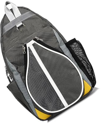 Avejjbaey 3. Leichte Brusttasche mit Doppelreißverschlüssen, reichlich Stauraum für Sportbekleidung, Fahrradausrüstung, Training, Wettkampf, große Kapazität, Sportschläger, Rucksäcke