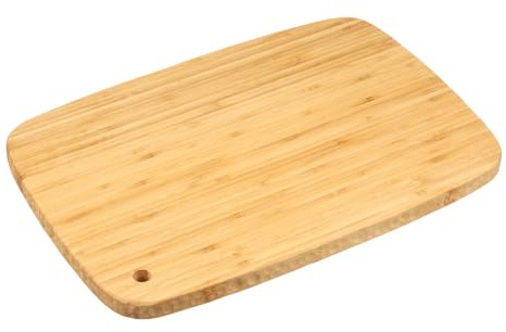KESPER | Schneidebrett, FSC®-zertifizierter Bambus (FSC® C014021), mit BIOFA-Öl veredelt, dauerhaft feuchtigkeitsabweisend, 40 x 28 x 2 cm | 58845