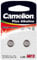 Camelion 12000212 - Pile alcaline a bottone AG12/LR43/LR1142/386, 1, 5 V, confezione da 2 pezzi