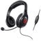 CREATIVE HS-810 SB Blaze Cuffie per Videogiochi, Nero [Classe di efficienza energetica A+++]