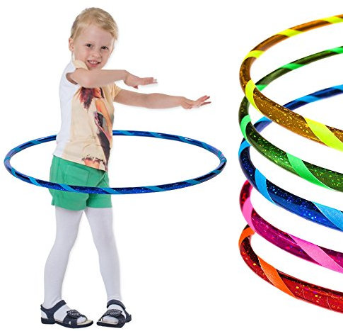 Super Star Kinder Hula Hoop Reifen Ø70cm, Blau-Blau