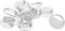 P Prettyia 10 Stücke 25mm Cabochon Brosche Blank Revers Pin Abzeichen Basis Pin Back Taste Basis Metall - Weiß