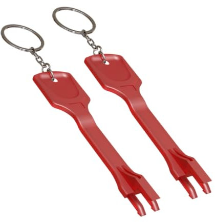 rhinocables RJ45 Port Blockers, Reusable Ethernet LAN Network Port Protector Cover and Lock with Removal Key for PC’s, Laptops, Hubs, Switches, Routers (2 Keys)