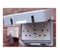 K M Electronics® Outdoor 2 Gang RCD Double 13 AMP Switched Socket IP65 Lockable with Padlock
