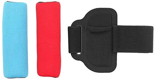 FGF Leg Strap and Ring-Con Grip for Ring Fit Adventure Nintendo Switch, Adjustable Elastic Wrist Strap Anti-Slip steering wheel Accessories Armband Sports Kits for Switch Joy-Con Controller Game
