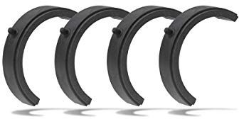 Bosch Unisex – Erwachsene BUI350 Distanzgummi Nyon, schwarz, 31,8mm