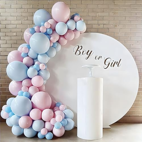Kit Arco Palloncino Blu Rosa, Kit per archi con palloncini Macaron rosa e blu, 176 pezzi per rivelare il genere, per feste di compleanno, matrimoni, fidanzamenti, lauree Palloncini Fai Te pe
