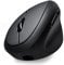 Perixx PERIMICE-819B Tragbare vertikale Bluetooth-Maus – Rechargeable - kabellose 3-in-1-Multi-Device-Spezifikation – Leiser klick – Kompakte Größe – schwarz – für Rechtshänder