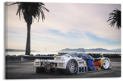 Classic Race Car Poster für Mazda 787B Sportwagen Supercar Poster Dekorative Malerei Leinwand Wandposter und Kunstbild Druck Moderne Familie Schlafzimmer Dekor Poster