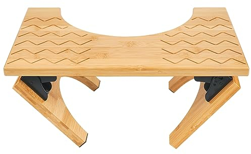 Toilettenhocker Erwachsene -Toilettenhocker Holz Klappbar - Klohocker Hilfe bei Hämorrhoiden, Verstopfung, Blähungen, Reizdarmsyndrom, Blähungen - gesunde Sitzhaltung auf Toilette