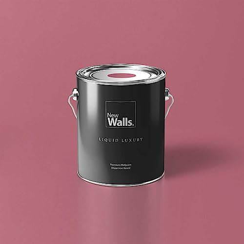 New Walls Premium Peinture murale rose foncé Liquid Luxury émulsion d'intérieur - 5 l