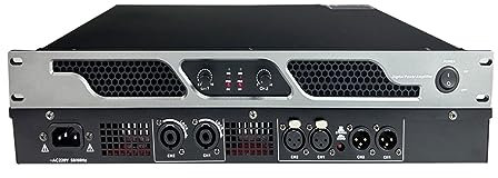 HEXEH Power Amplifiers GAP-D2800 800W*2 In 4 Power Amplifiers For DJ Subwoofer Speakers (Color : GAP-D2800 B)