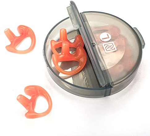 Remtise Replacement Soft Silicone Ear Buds for BaoFeng Motorola Kenwood Two-Way Radios, Earmold Earplug for Walkie Talkie Air Acoustic Earpiece Headset (Pink, 4 Pairs-Medium)