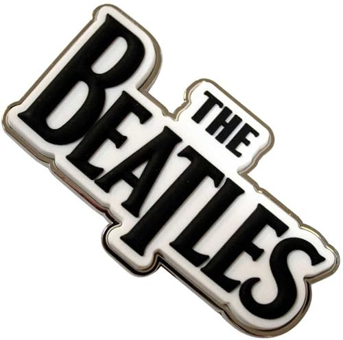 The Beatles Black Drop T Logo Fridge Magnet One Size