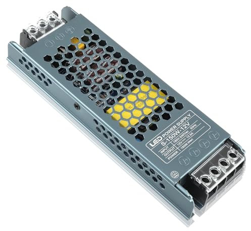 EPLZON 12 V DC 150 W LED Alimentación 12,5A Transformer de Voltaje Constante para Tira Led, Neón o Neón o Luces LED de Baja Tensión