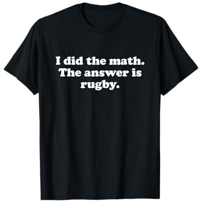 Lustiges Rugby, Herren, Damen, Mädchen, Jungen T-Shirt