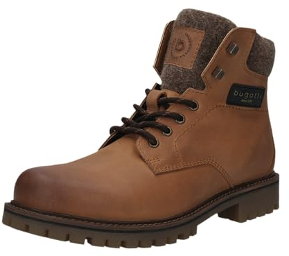 bugatti Herren Klassische Stiefel, Männer Stiefel Warmfutter