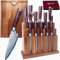ChefHoablorn Damascus Knife Block Set 15PCS Kitchen Knife Set with Block Premium Chef Knife Stainless Steel,Japanese Kitchen Knife, with Exrtra Cutting Board Wine Corkscrew Set