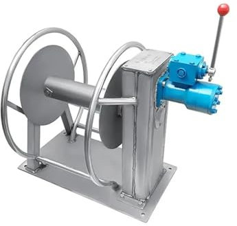 TIEOAXFT Elektrische Seilwinde Edelstahl Netzschlepper for Fischerboot Hydraulische Ankerwinde Seilwinde for Seil, Abschlepper, Fischerboot, Schleppnetz