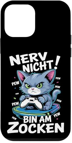 Nerv nicht bin am Zocken Katze | Zocker | Gamer Hülle für iPhone 12 mini