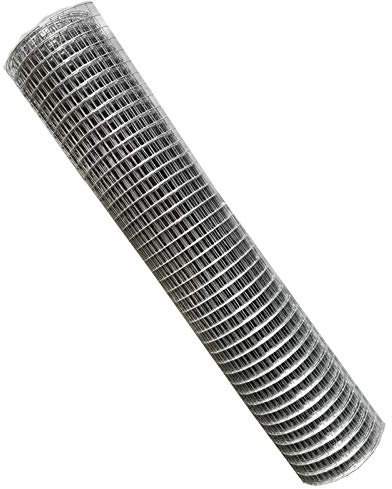 Drahtgeflechtrolle Verzinktes Schweißgitter, 915 Mm X 15/30 M Maschendrahtzaun Komplettset, Gartengitter Für Pflanzen Obst Haustiere Hühner Kaninchen, Maschenweite 25 X 25 Mm(915mm x 30m)
