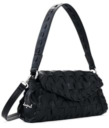Desigual Schultertasche Umhängetasche Argon Zarauz Bag Black schwarz