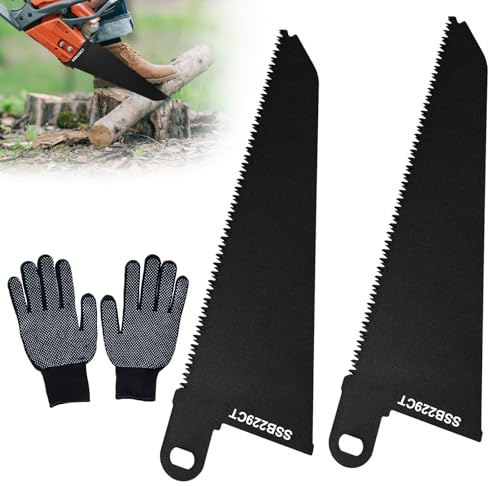 Compatible with Black and Decker Scorpion Saw Blades, 2pcs Reciprocating Saw Blades, Carbon Steel Saw Blade, Wood & Plastic Blade for Softwood Hardwood Plastic Cutting