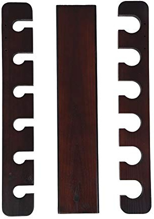 Mavaol Accessorio porta mulinello per canna da pesca in legno (Teak Color)