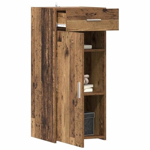 vidaXL Aufbewahrungsschrank Altholz 40 x 42,5 x 93 cm Holzwerkstoff