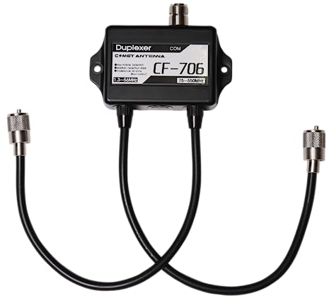 Comet CF-706 Duplexer für HF bis 6m und 4m bis 70cm Band Frequenzen PL