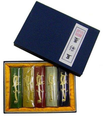 Creavvee 5 x 31 g chinesische Reibetusche in fünf Geschenkbox