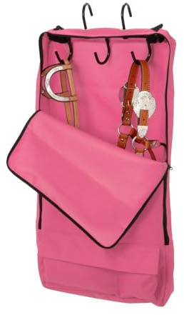 Tough 1 Zaumzeug/Halfter mit 3 Zinken Tack Rack, Pink