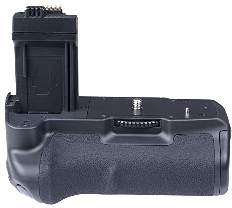 ayex Batteriegriff Passend für Canon EOS 1000D 500D 450D ähnlich BG-E5 Akkugriff optimal zum Fotografieren im Hochformat