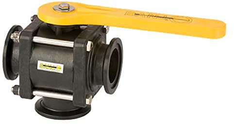 Banjo MV220BL 2 3-Way Bottom Load, Full Port Manifold Valve, 2 Flanges