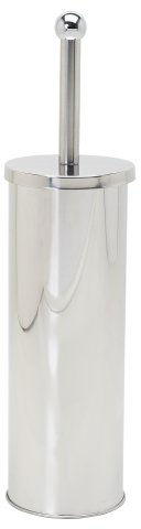 Zenna Home Toilet Bowl Brush Holder, Stainless Steel