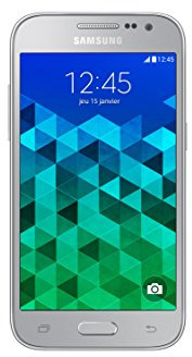 Samsung Galaxy Core Prime Value Edition Smartphone débloqué 4G (Ecran : 4,5 pouces - 8 Go - Simple MicroSIM - Android 4.4.1 Kit Kat) Argent