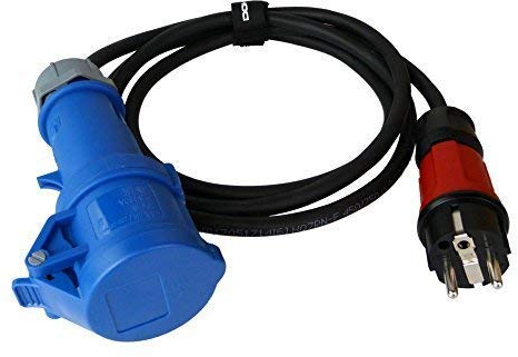 Adaptateur CEE 16 A 2 m 230 V fiche Caravan Camping Coupleur Adaptateur câble Adaptateur 6503