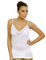 VAJOLET BY SELINA Canottiera Donna Intimo in Cotone Filo di Scozia Spalla Stretta SS5512 Misure 3-4-5-6-7-8 Bianco E Nero (8 XXXXL IT Donna, Bianco)