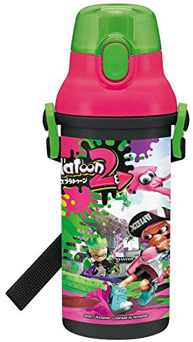 Skater Water Bottle for Children (480ml) Splatoon 2 [PSB5SAN] (Japan Import)