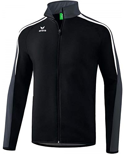 ERIMA Jungen Präsentationsjacke Präsentationsjacke, schwarz/weiß/dunkelgrau, XXL, 1011824