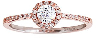Xenox Schmuck Damen Ring Silver Circle Rosé 925 Silber Rosé (58)